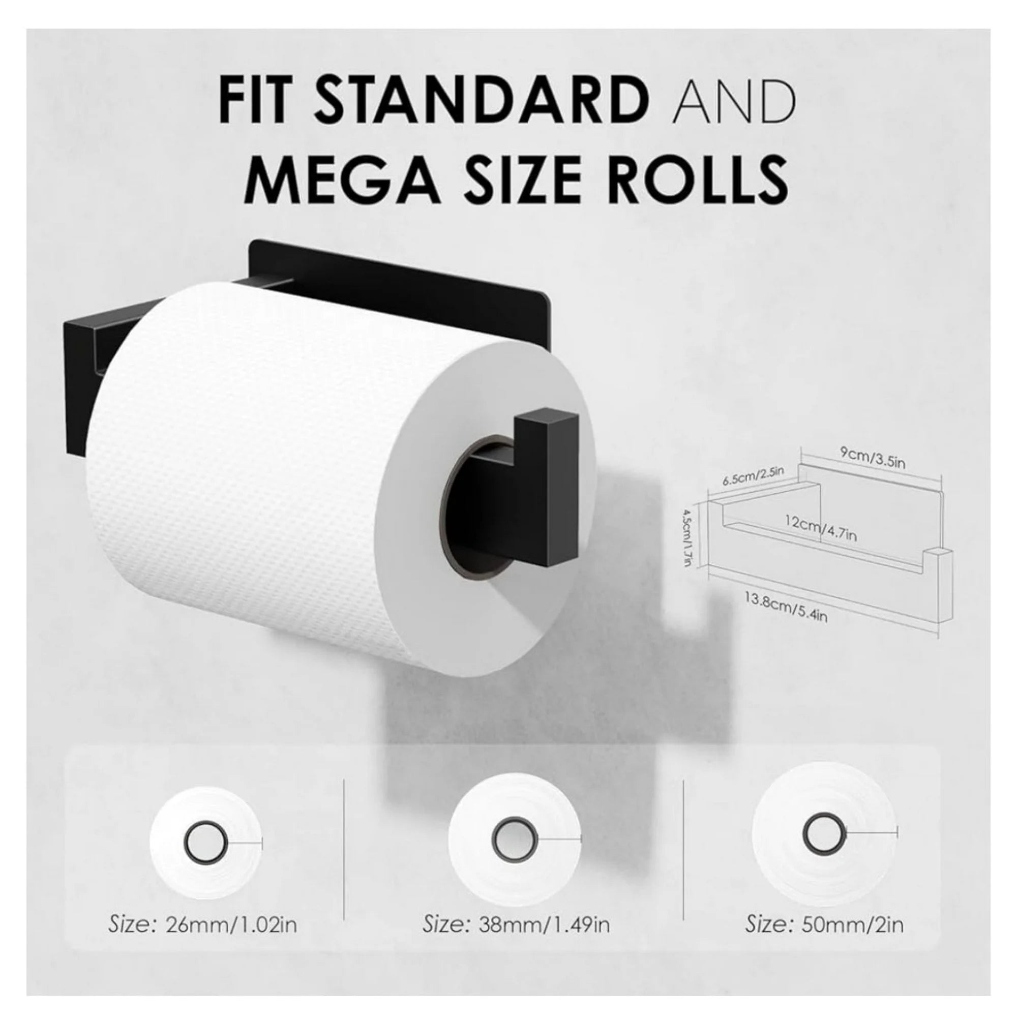 Self-Adhesive Toilet Paper Holder
