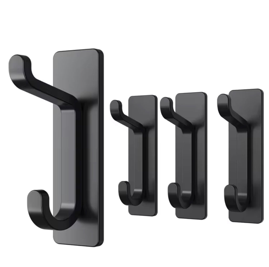 Self-Adhesive Double Hook – No-Drill, Heavy-Duty