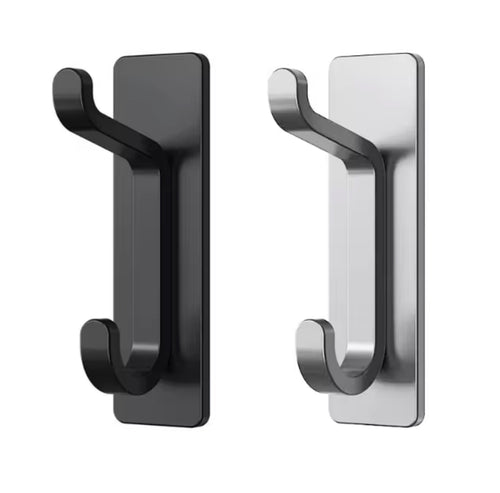 Self-Adhesive Double Hook – No-Drill, Heavy-Duty